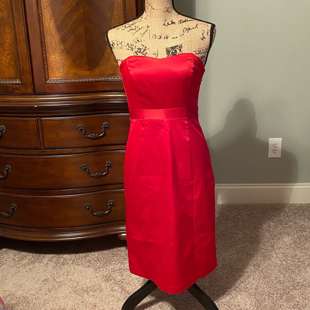 EUC Women’s “The Limited” Red Cocktail Dress, 4